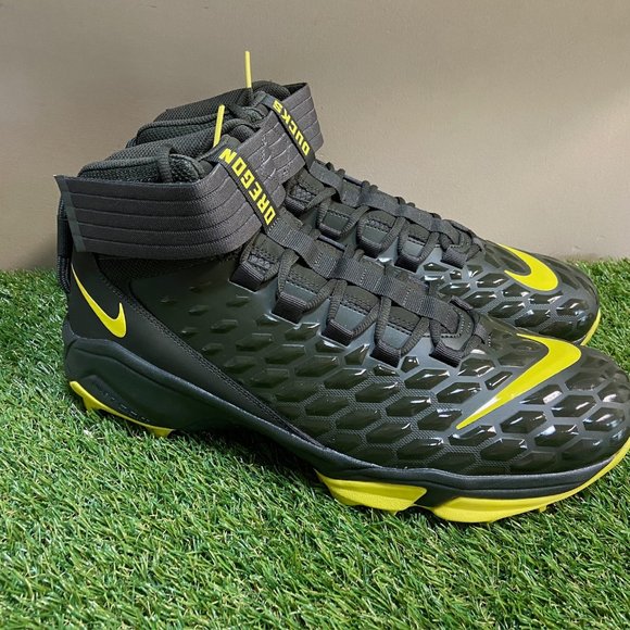 Nike Force Savage Pro 2 Mid Shark Oregon Ducks Sample PE Cleats Sz 17 CI9904-305 main image 8
